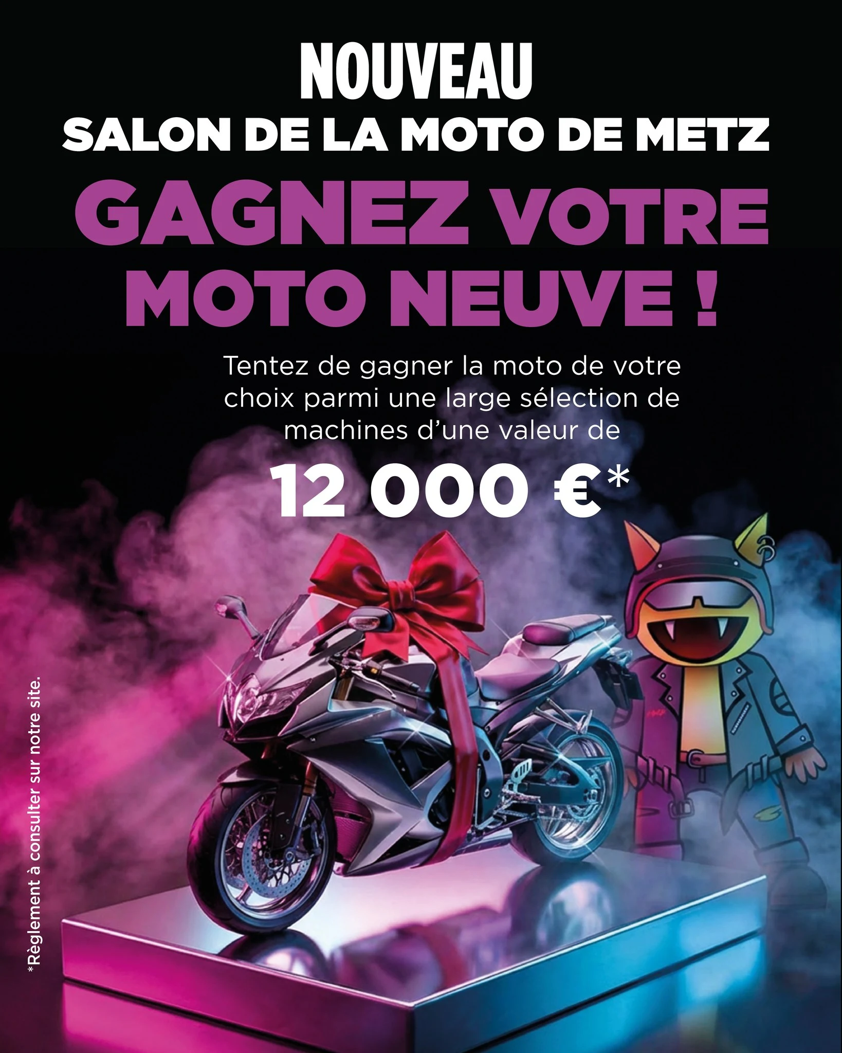 Gagnez votre moto neuve au Salon de la Moto